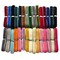 30 Yards 3/8" Velvet Ribbon Total 30 Colors Assorted Lots Bulk (Multicolored, 3/8"(10mm))